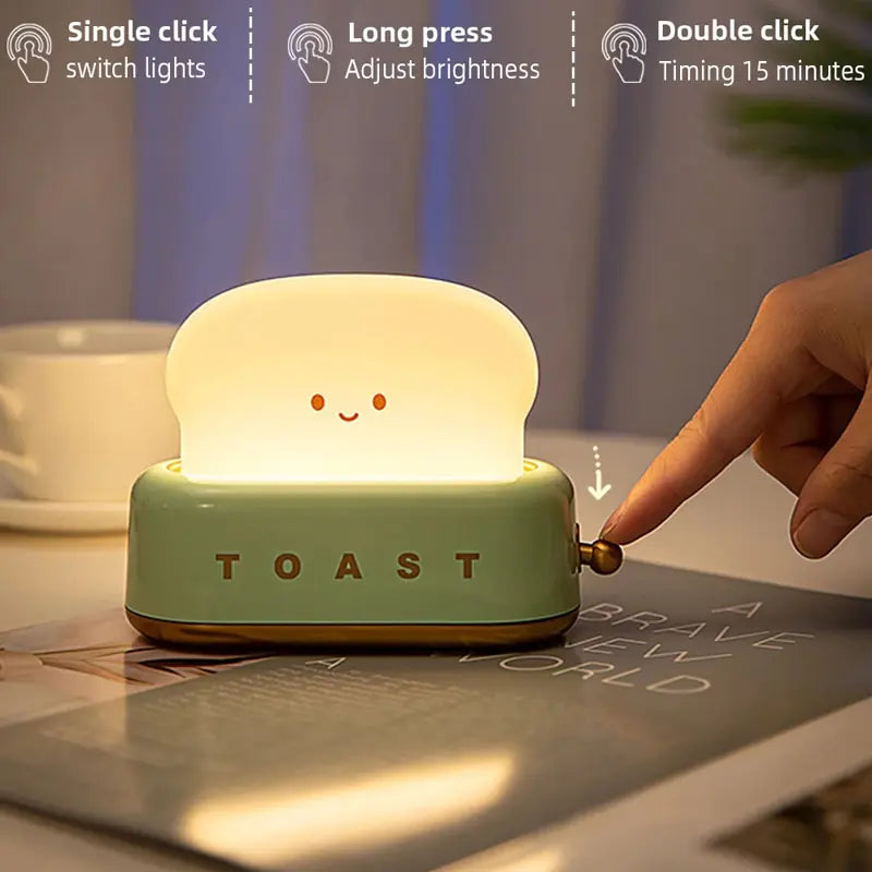 Night Light Toast Lamp