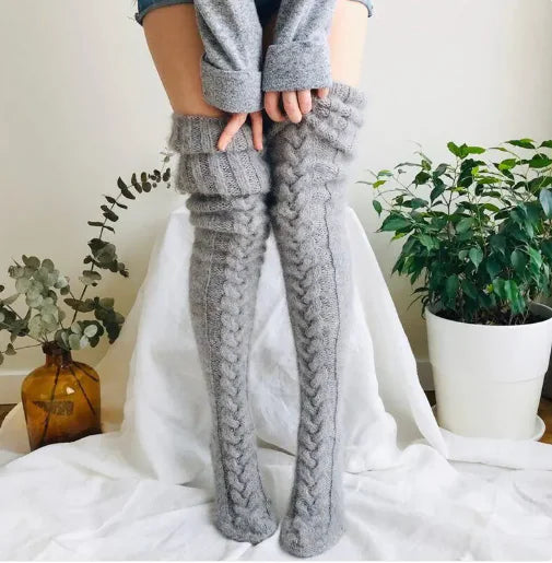 Homemade Knitted Winter Socks