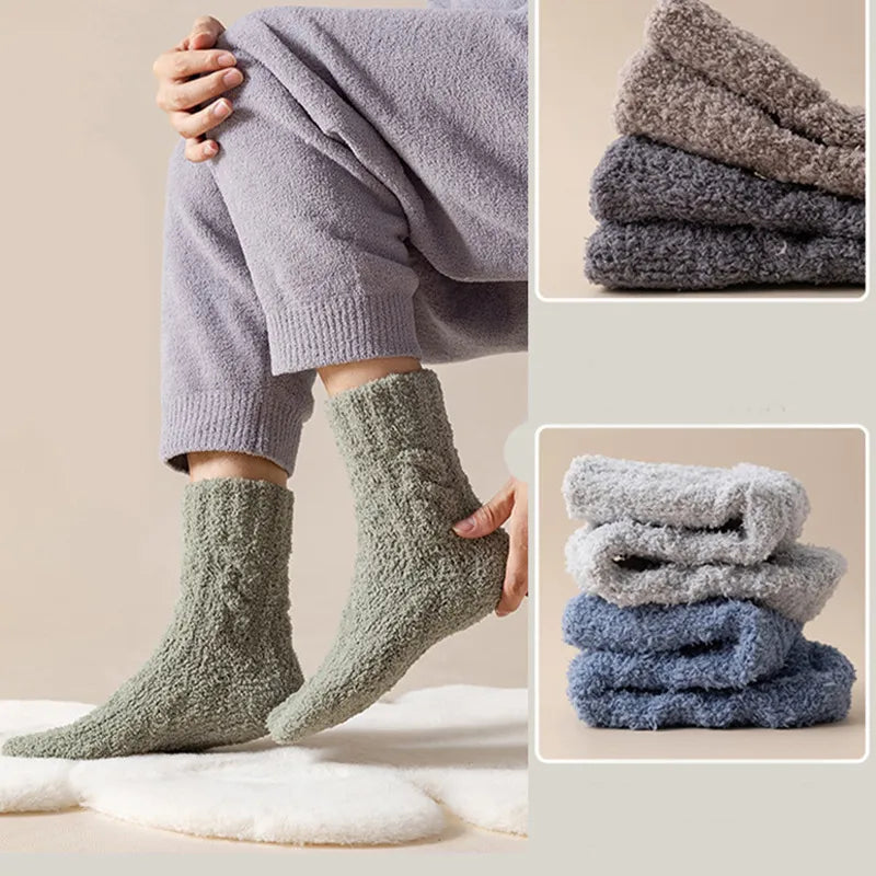 Cozy Winter Fleece Socks