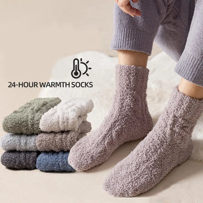 Cozy Winter Fleece Socks