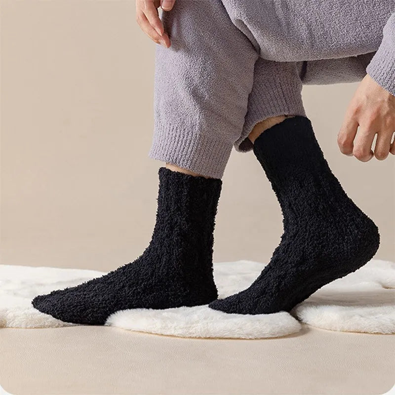 Cozy Winter Fleece Socks