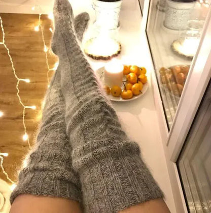 Homemade Knitted Winter Socks