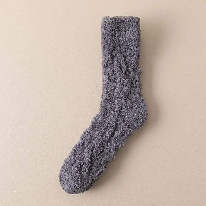 Cozy Winter Fleece Socks